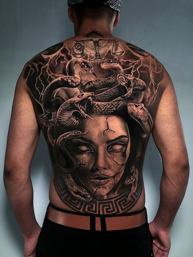 Explore the symbolism behind Medusa tattoos and unlock the myth's power. Delve into interpretations on transformation, protection, and feminism.