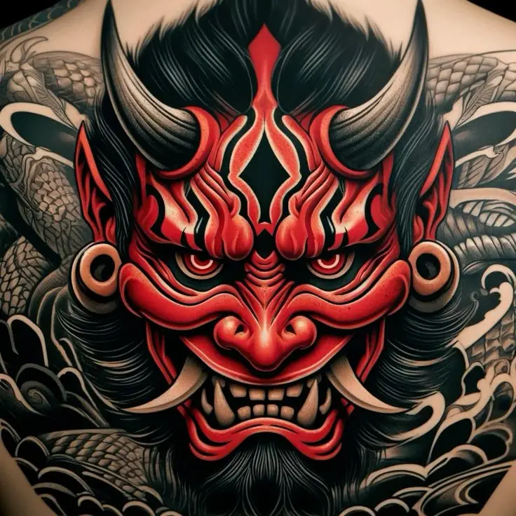 What Does an Oni Mask Tattoo Mean