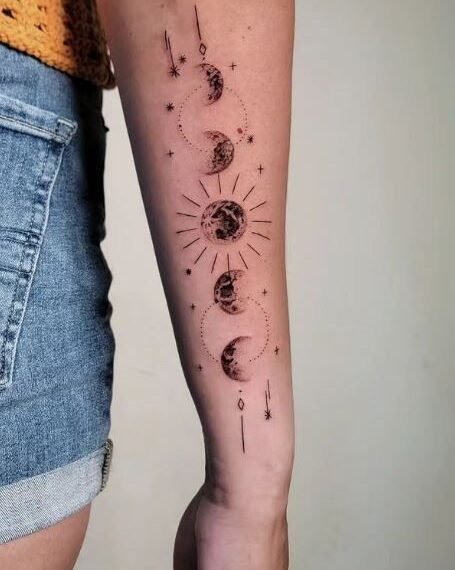 What Do Moon Phases Tattoos Mean?