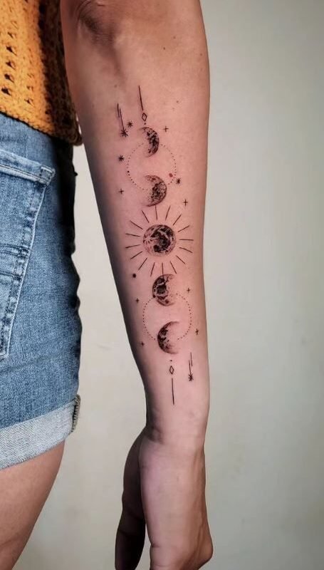 What Do Moon Phases Tattoos Mean?