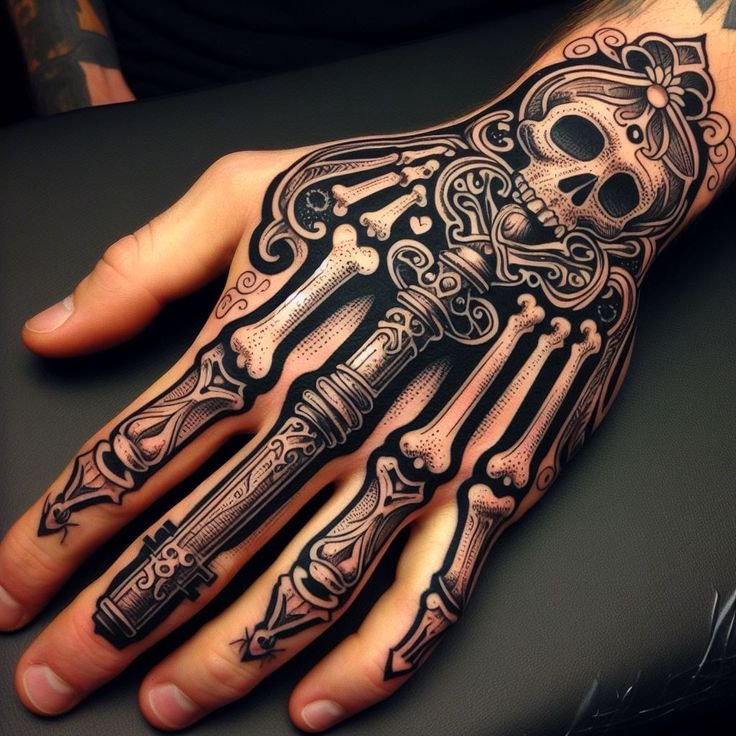 Skeleton Hand Tattoo Meaning