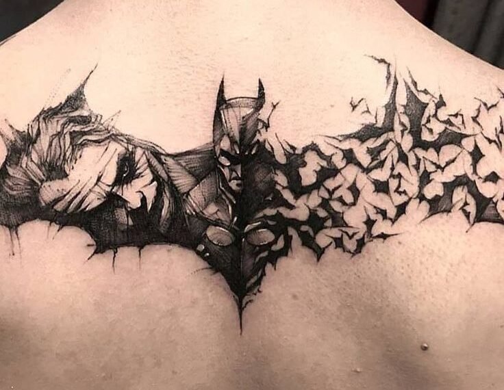 Batman Symbol Tattoo: The Deep Darkness and Vigilante Justice Behind This Iconic Emblem!