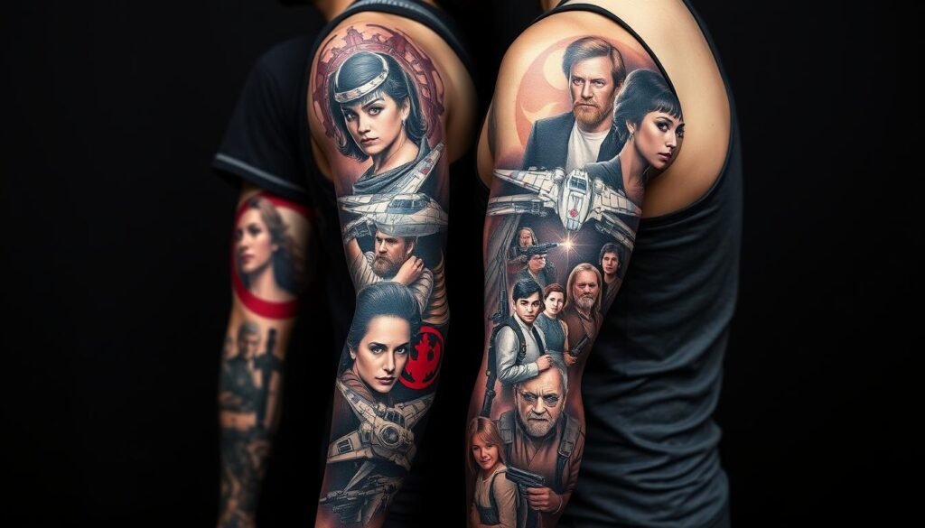 star wars character tattoos