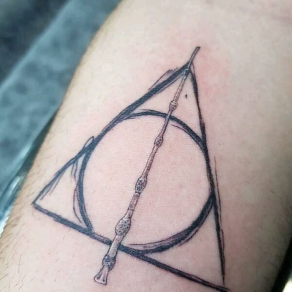 The Deathly Hallows Tattoo: A Symbol of Power, Legacy, and Sacrifice You Didn’t Know!