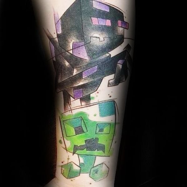 Minecraft Block Tattoo Meaning