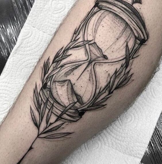 Hourglass Tattoo Meaning: The Profound Reminder of Life’s Fleeting Moments.