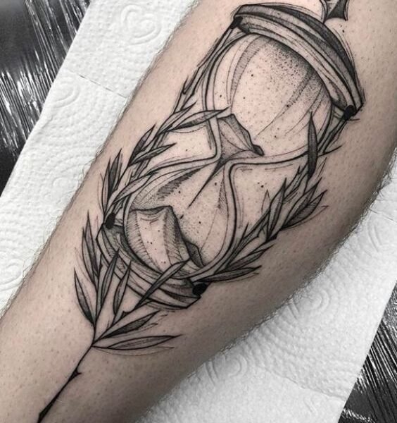 Hourglass Tattoo Meaning: The Profound Reminder of Life’s Fleeting Moments.