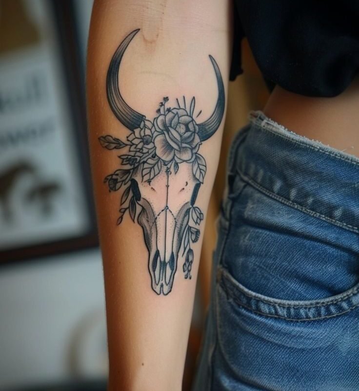 What Does a Bull Skull Tattoo Mean? The Bold Symbolism of Strength and Mortality!