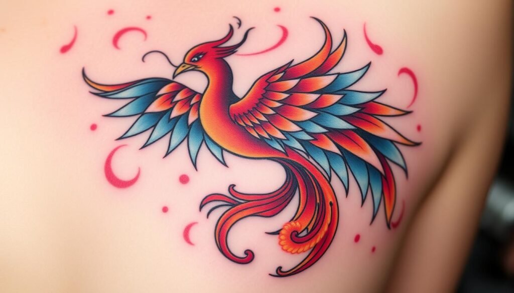 Feminine Phoenix Tattoos