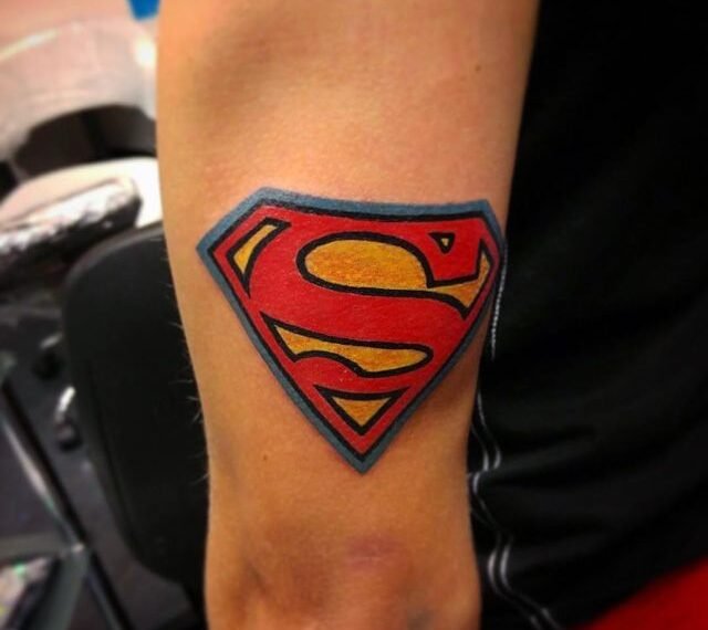 Superman Logo Tattoo: The Powerful Legacy of Hope and Strength Hidden in This Iconic Symbol!