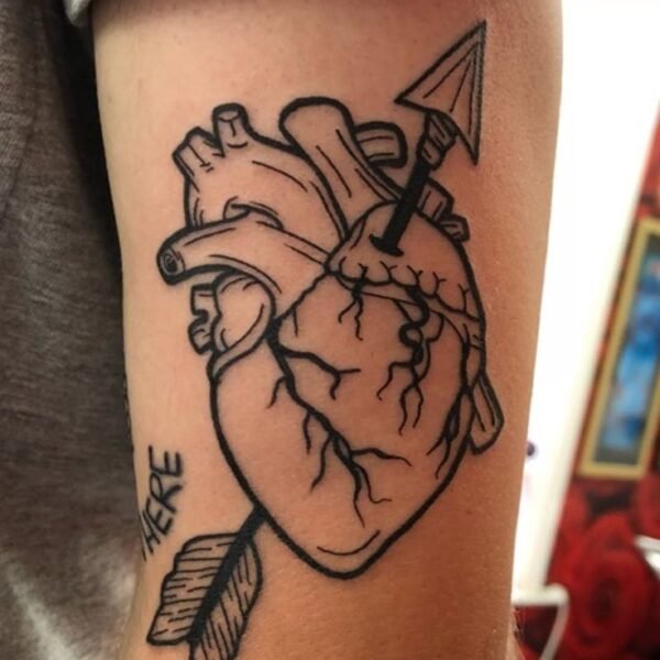 Arrow Through Heart Tattoo Meaning: The Deep Connection Between Love, Pain, and Passion.