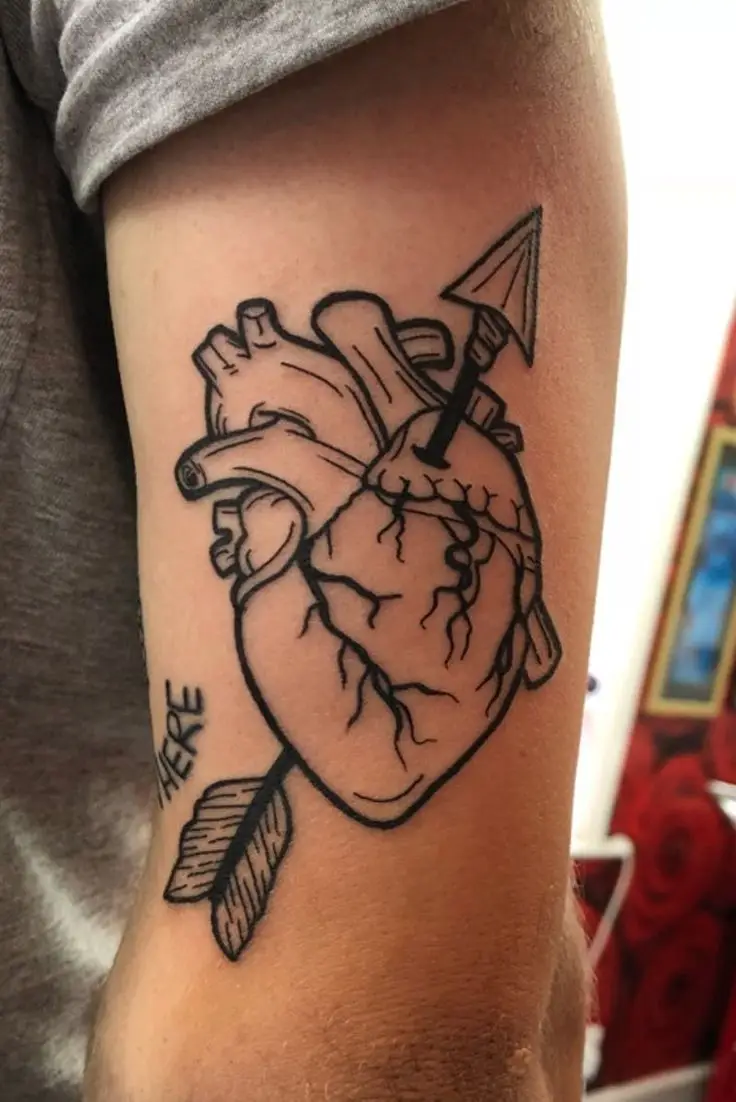 Arrow Through Heart Tattoo Meaning: The Deep Connection Between Love, Pain, and Passion.