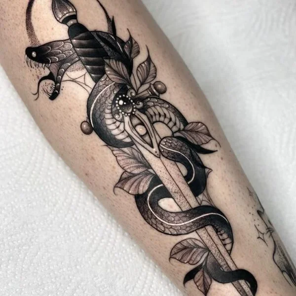 Serpent and Dagger Tattoo Meaning: The Dark Symbolism of Betrayal, Survival, and Power!