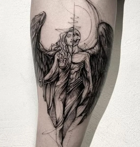 Angel and Demon Tattoo Meaning: The Eternal Struggle Between Good and Evil!