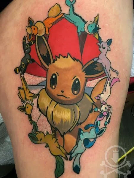 Eevee Evolution Tattoo Meaning: The Power of Adaptability and Transformation Hidden in This Pokémon!