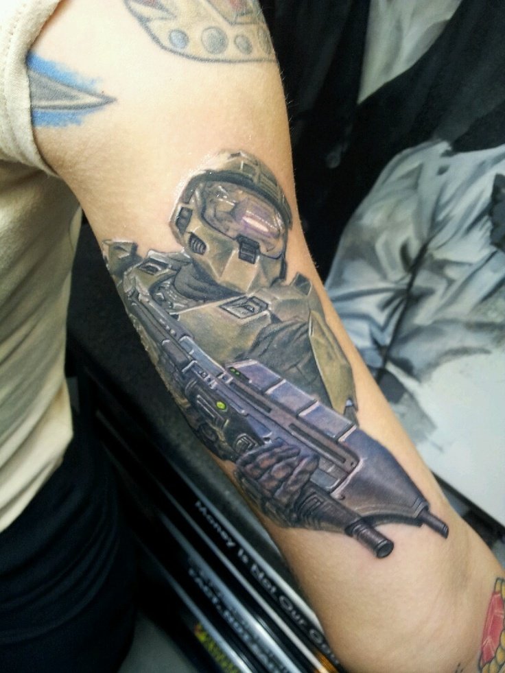 Halo Spartan Tattoo Meaning