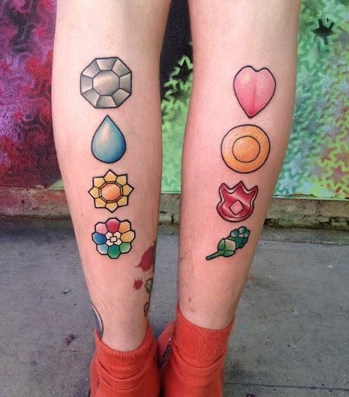 Pokémon Badge Tattoo Meaning: The Secret Journey of Strength, Victory, and Earning Respect!