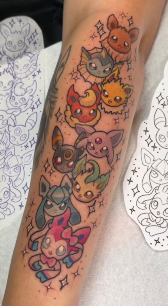 Eevee Evolution Tattoo Meaning