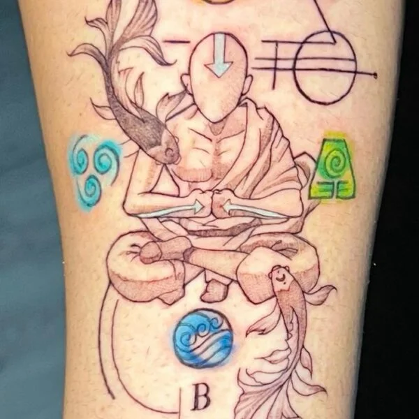 Avatar Airbender Tattoo Meaning