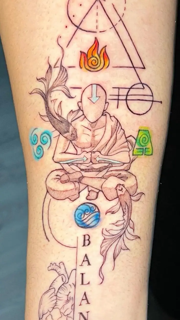 Avatar Airbender Tattoo Meaning