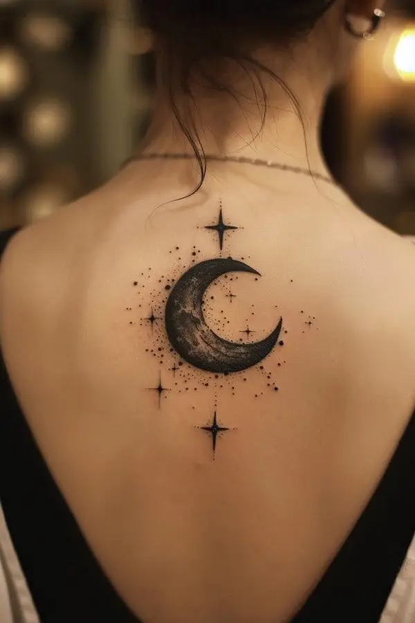 Crescent Moon Tattoo