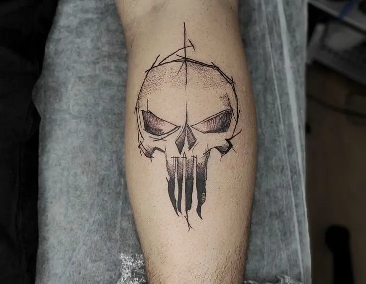 The Punisher Skull Tattoo Meaning: The Vengeance and Justice Behind This Iconic Anti-Hero Symbol!