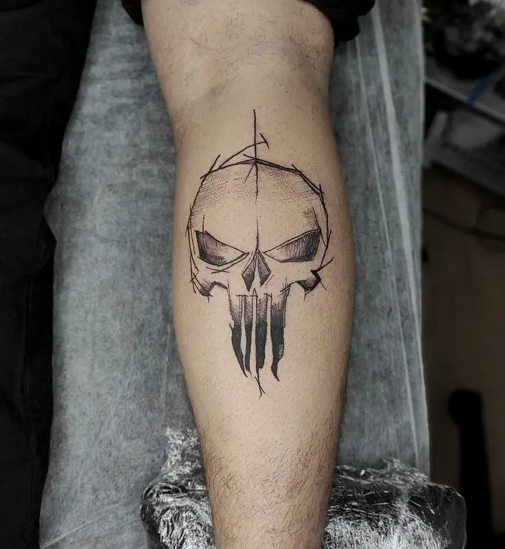 The Punisher Skull Tattoo Meaning: The Vengeance and Justice Behind This Iconic Anti-Hero Symbol!