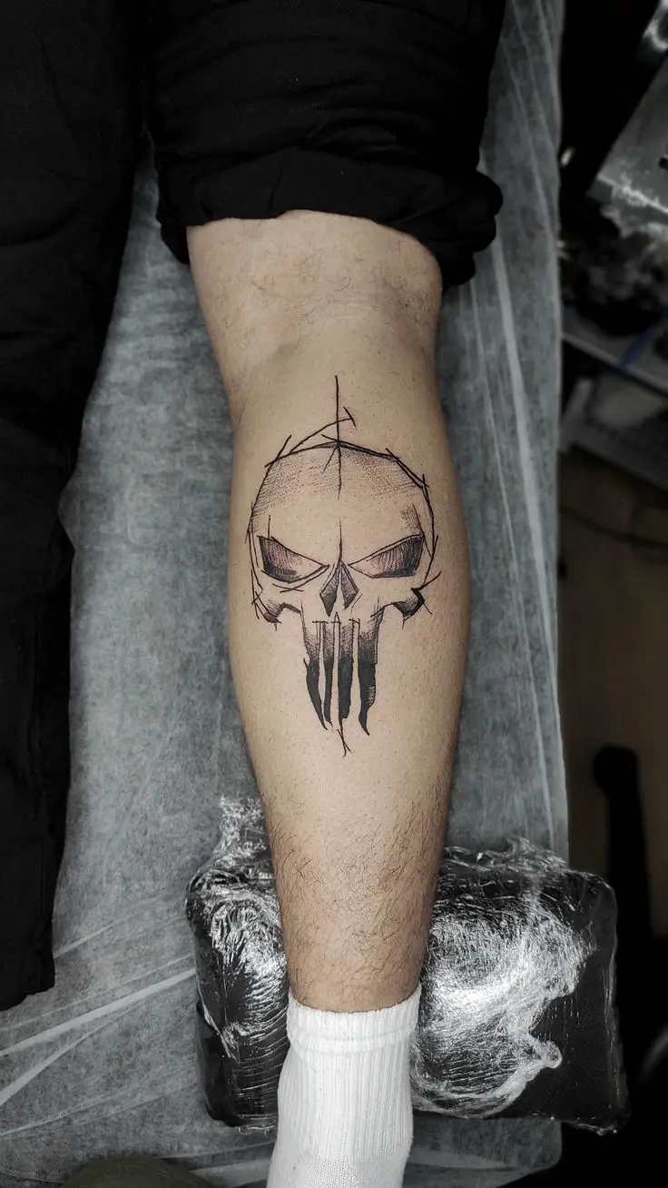 The Punisher Skull Tattoo Meaning: The Vengeance and Justice Behind This Iconic Anti-Hero Symbol!