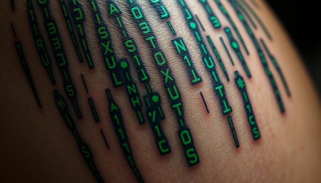 The Matrix Code Tattoo Meaning