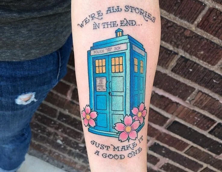 Doctor Who TARDIS Tattoo Meaning: The Endless Adventure and Time-Travel Mystery Encapsulated in This Iconic Symbol!