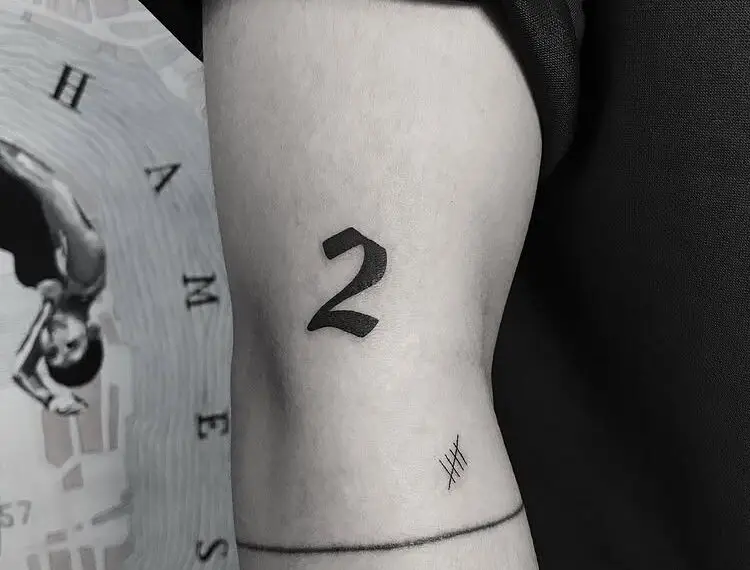 2 Tattoo Meaning: The Subtle Number with a Profound Message