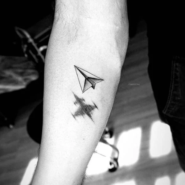 Paper Airplane Tattoo Meaning: The Lighthearted Symbol of Freedom