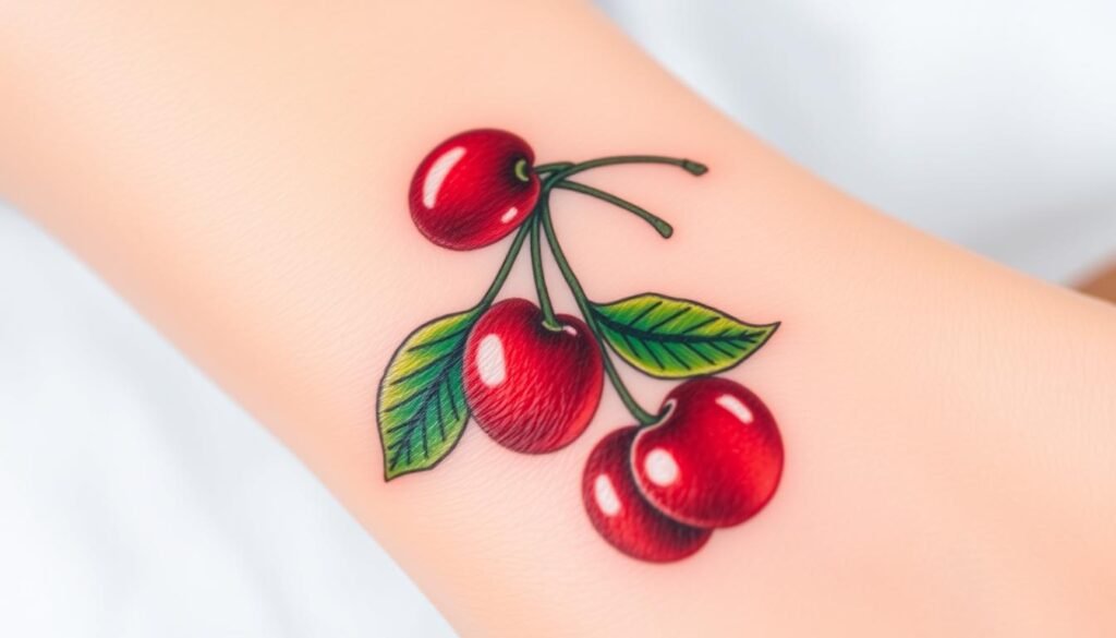 Cherry Tattoo Placement