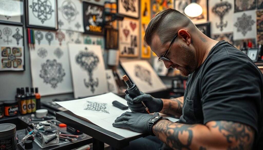 choosing ambigram tattoo artist