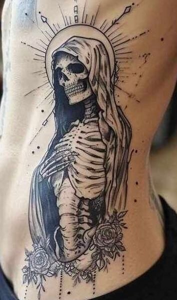 Santa Muerte Tattoo Meaning: The Controversial Symbol of Death and Protection