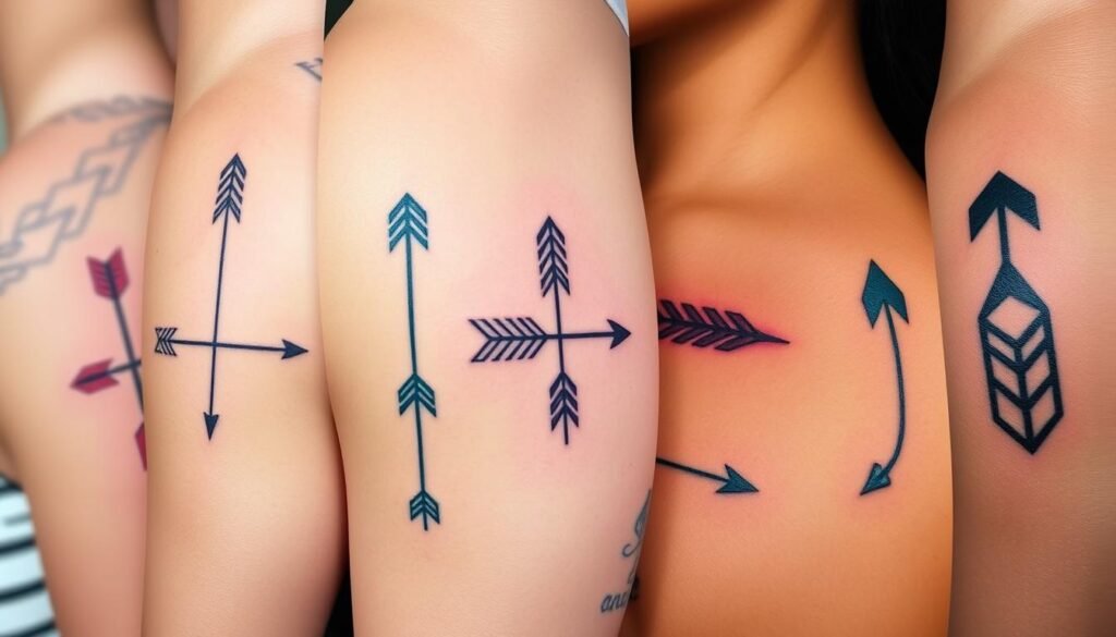 interpretations of arrow tattoos