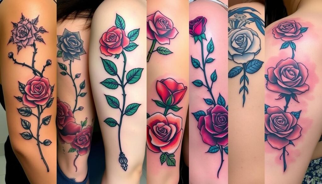 rose tattoo designs