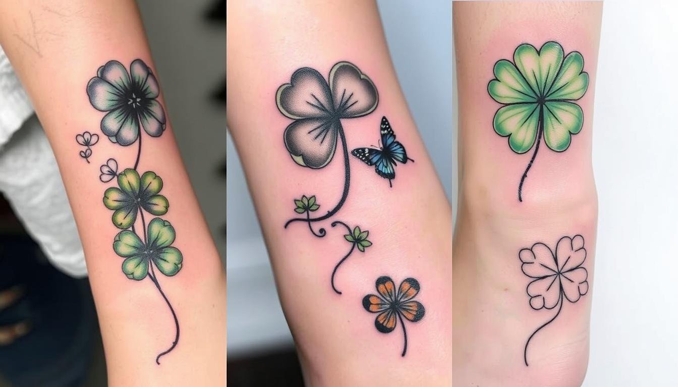 4 Leaf Clover Ideas and meaning Tattoo: The Lucky Charm with a Powerful ...