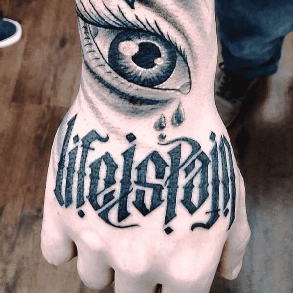 Double Meaning Ambigram Tattoo: The Clever Design with Hidden Messages