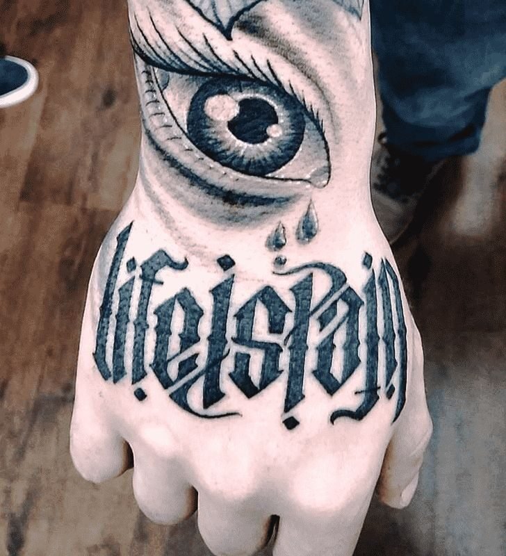 Double Meaning Ambigram Tattoo: The Clever Design with Hidden Messages