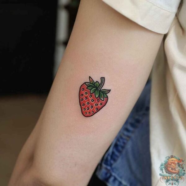 Strawberry Tattoo Ideas and meaning: The Sweet Symbol with a Deeper Ideas and meaning