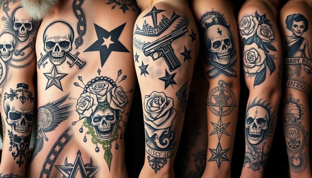 gang tattoos, tattoo meanings, gang symbolism