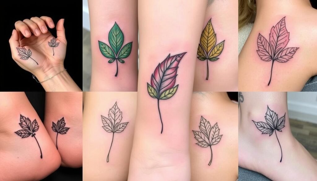 Leaf Tattoo Ideas and meaning