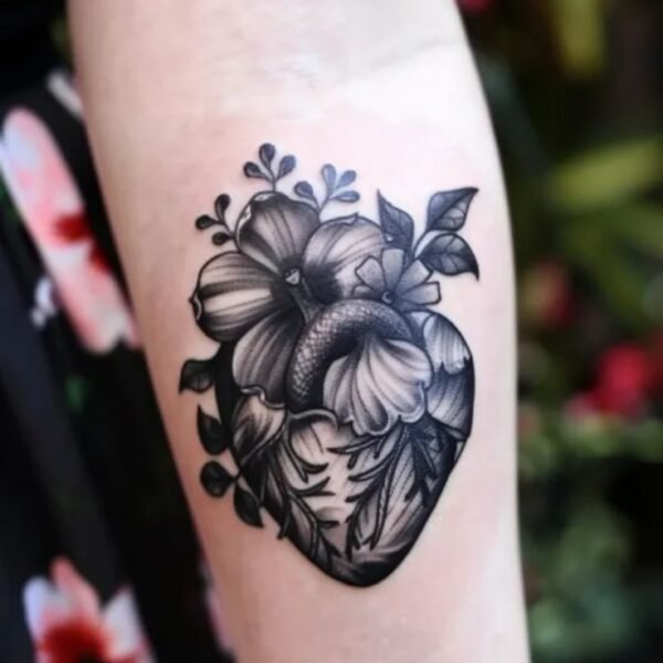 Black Heart Tattoo Ideas and meaning: The Dark Symbolism of Love and Loss