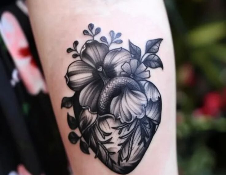 Black Heart Tattoo Ideas and meaning: The Dark Symbolism of Love and Loss