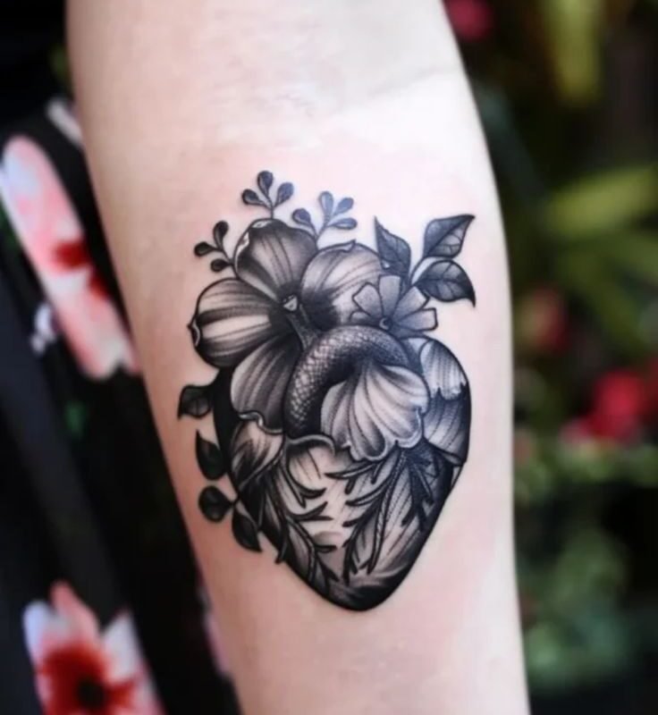 Black Heart Tattoo Ideas and meaning: The Dark Symbolism of Love and Loss