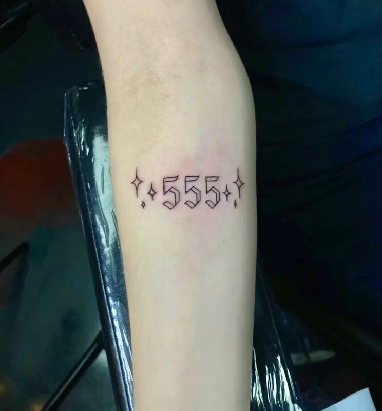 555 Tattoo Meaning: This Powerful Number Might Just Change Your Life!