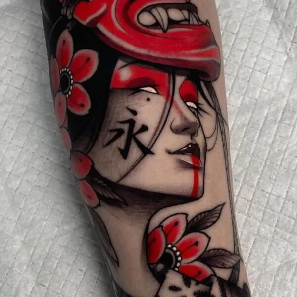 What Does a Hannya Mask Tattoo Mean? The Dark History Behind This Haunting Symbol!