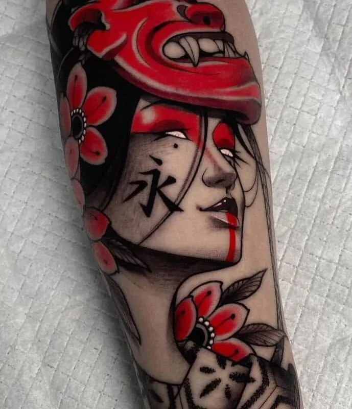 What Does a Hannya Mask Tattoo Mean? The Dark History Behind This Haunting Symbol!