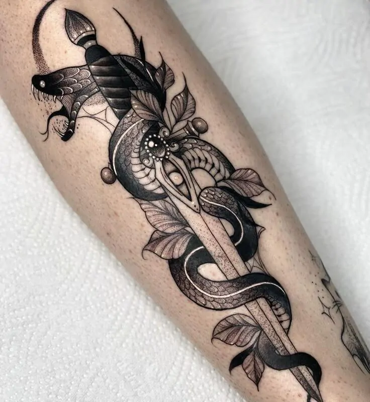 Serpent and Dagger Tattoo Meaning: The Dark Symbolism of Betrayal, Survival, and Power!